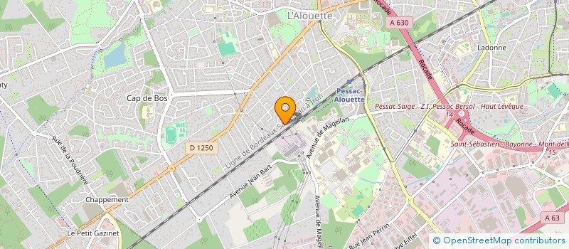 localisation de l'entreprise SOVIPUB SARL à PESSAC
