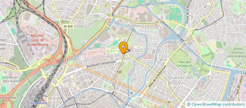 localisation de l'entreprise SOVITEC à STRASBOURG