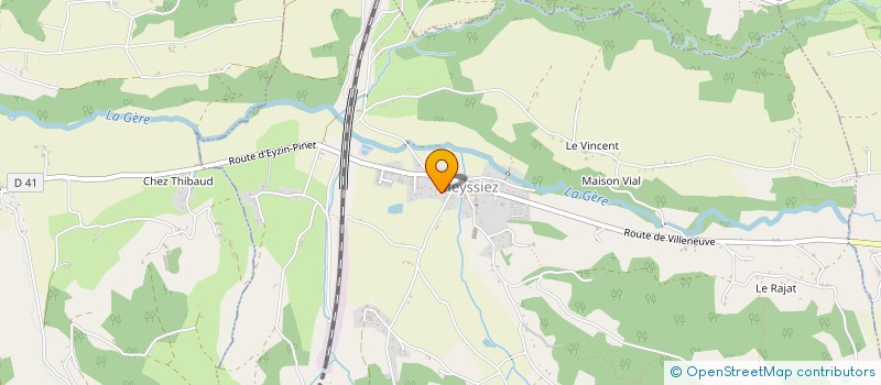 localisation de l'entreprise SOVITRANS à MEYSSIEZ