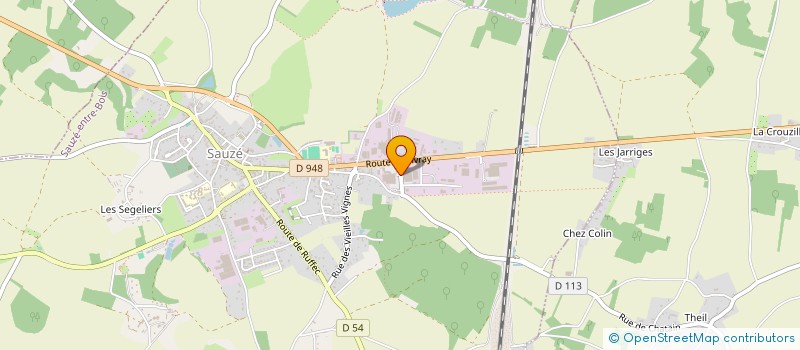 localisation de l'entreprise SOVODIS à SAUZE-VAUSSAIS