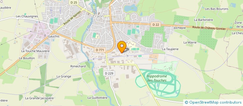 localisation de l'entreprise SOVOPA DU MAINE ANJOU  CRAON