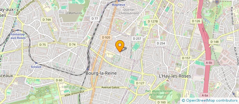 localisation de l'entreprise SOVOREL à BOURG-LA-REINE