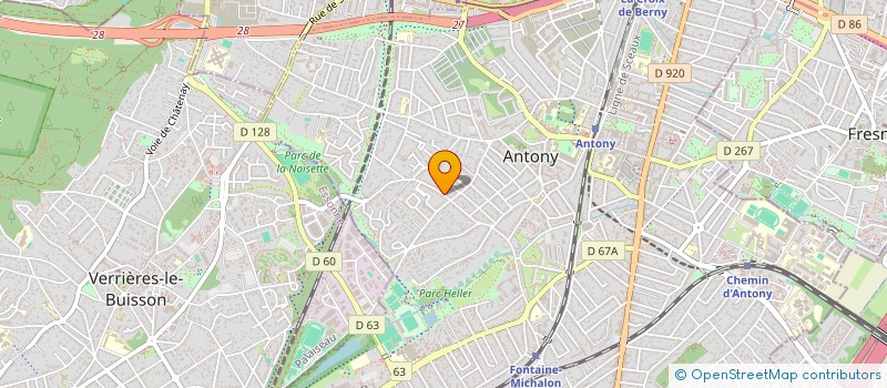 localisation de l'entreprise SOVRA à ANTONY