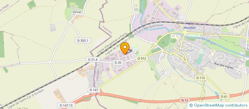 localisation de l'entreprise SOVRA-DMIB à HOUDAN