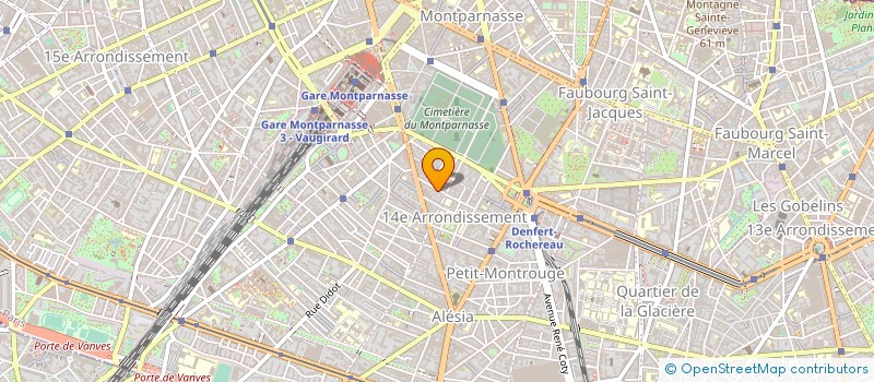 localisation de l'entreprise SOVREC à PARIS