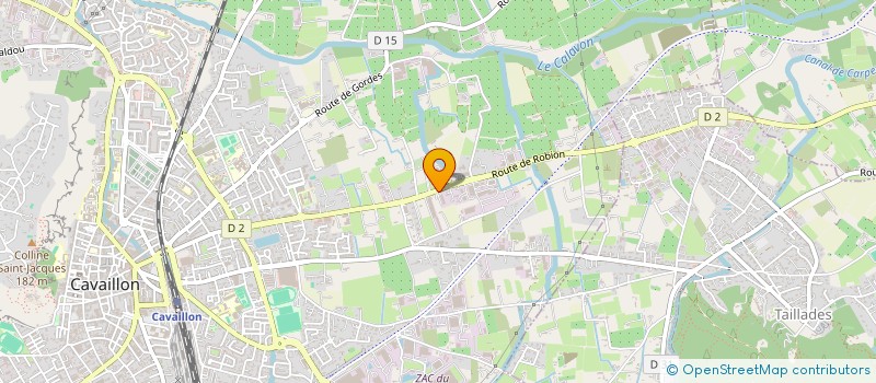 localisation de l'entreprise SOVREN SC  CAVAILLON