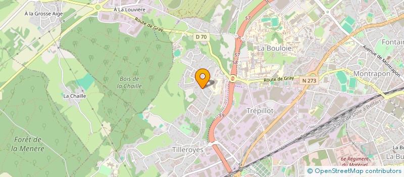 localisation de l'entreprise SOVSTAR  BESANCON