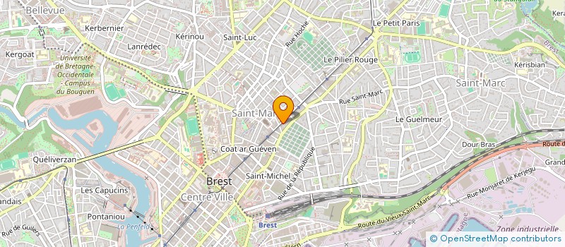 localisation de l'entreprise SOW  BREST