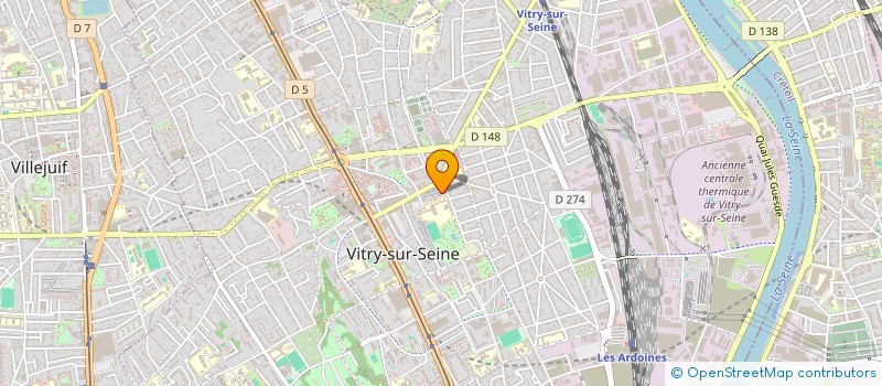 localisation de l'entreprise SOW EVENTS à VITRY-SUR-SEINE