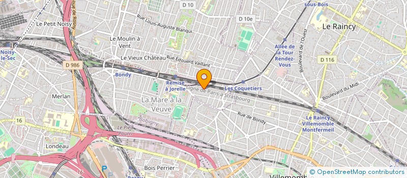 localisation de l'entreprise SOW TAXI  BONDY