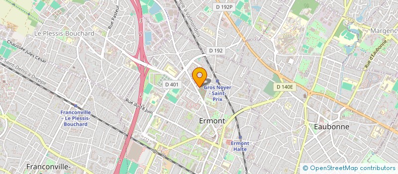 localisation de l'entreprise SOWA TRANSPORTS  ERMONT