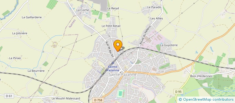 localisation de l'entreprise SOWAM à SAINTE-PAZANNE