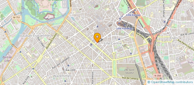 localisation de l'entreprise SOWAP  LILLE