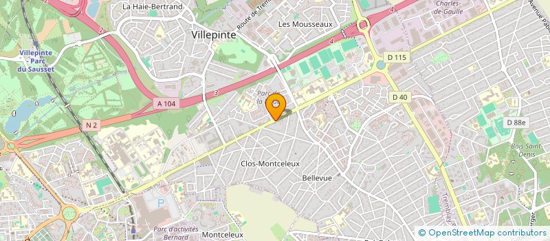 localisation de l'entreprise SOWARI INVEST à VILLEPINTE