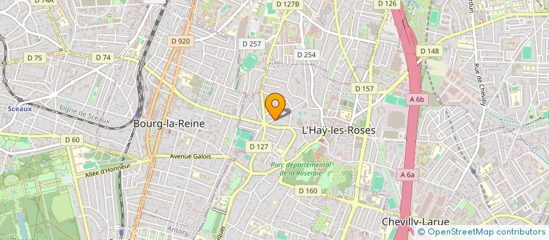 localisation de l'entreprise SOWARP à L'HAY-LES-ROSES