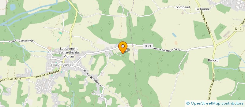 localisation de l'entreprise SOWASH SOLUTIONS  SAUBRIGUES