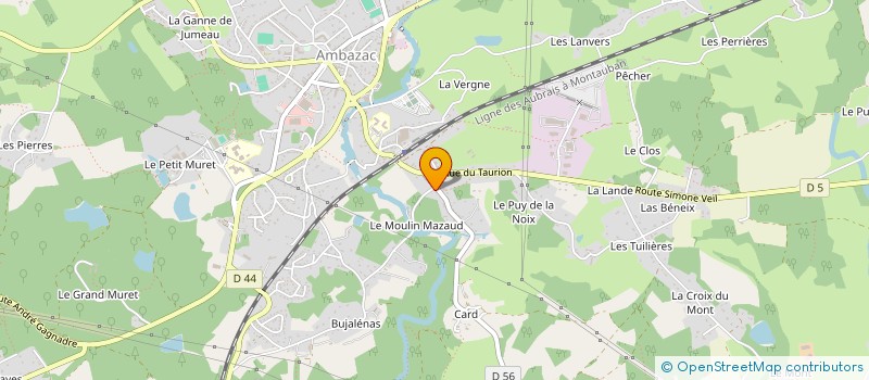 localisation de l'entreprise SOWEBALI  AMBAZAC