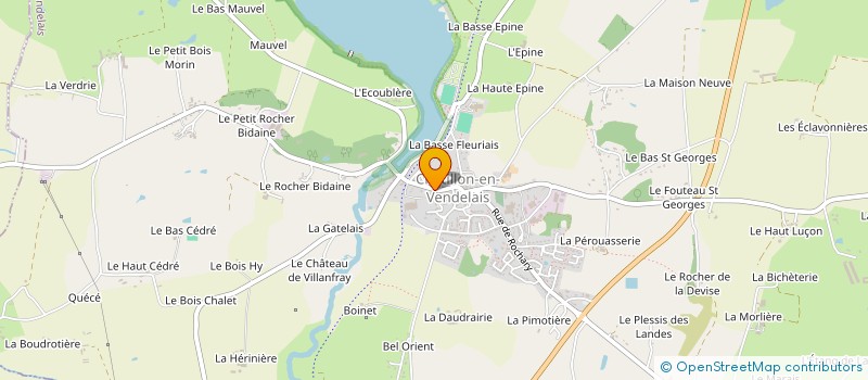 localisation de l'entreprise SOWEDEV  CHATILLON-EN-VENDELAIS