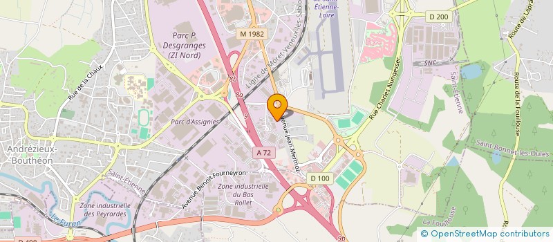 localisation de l'entreprise SOWELDI à ANDREZIEUX-BOUTHEON