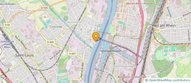 localisation de l'entreprise SOWEN  HUNINGUE