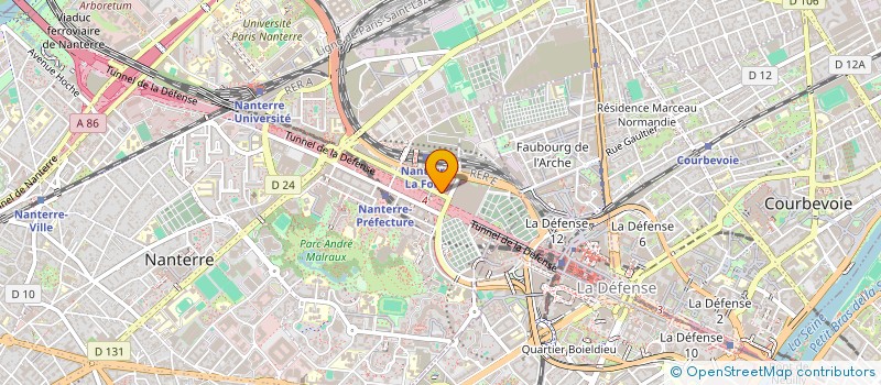 localisation de l'entreprise SOWHERE  NANTERRE