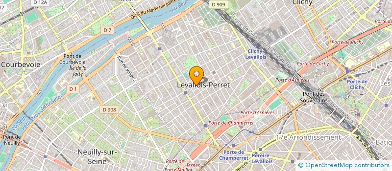 localisation de l'entreprise SOWHOT  LEVALLOIS-PERRET