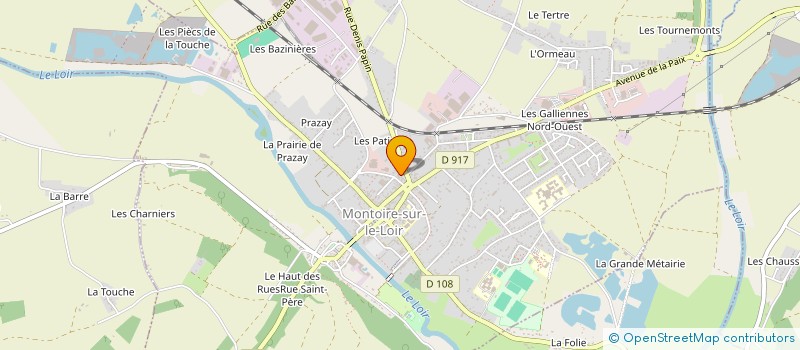 localisation de l'entreprise SOWILL  MONTOIRE-SUR-LE-LOIR