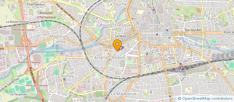 localisation de l'entreprise SOWILL GESTION à RENNES