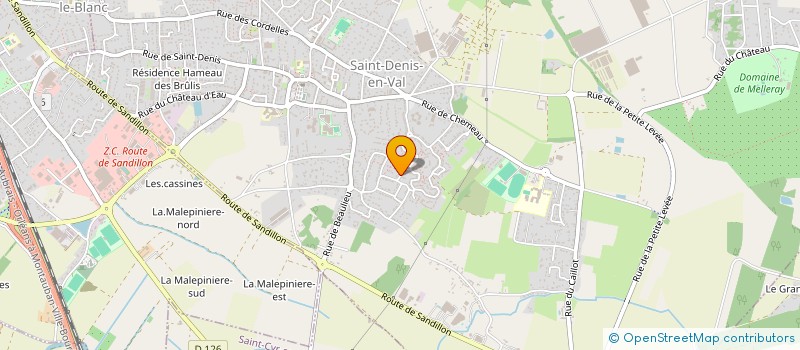 localisation de l'entreprise SOWIOO à SAINT-DENIS-EN-VAL