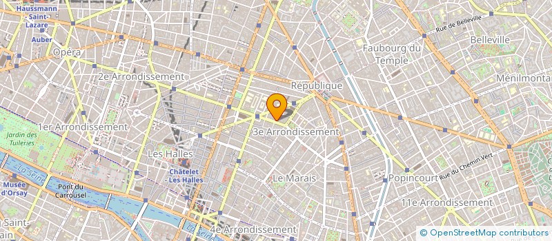 localisation de l'entreprise SOWOOD à PARIS