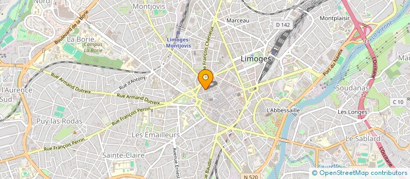 localisation de l'entreprise SOXL à LIMOGES