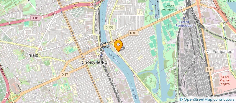 localisation de l'entreprise SOYA LAND ENGIN  CHOISY-LE-ROI