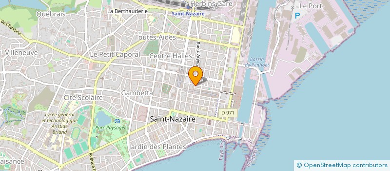 localisation de l'entreprise SOYANA à SAINT-NAZAIRE