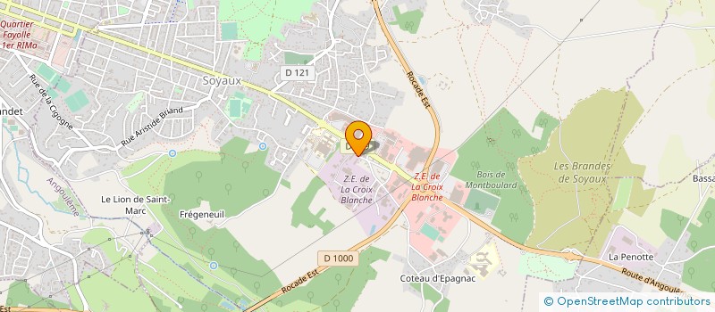 localisation de l'entreprise SOYAUX PLASTIQUES COMPLEXAGES  SOYAUX