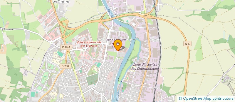 localisation de l'entreprise SOYER DEMENAGEMENTS à AUXERRE