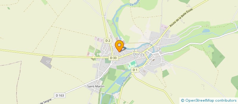 localisation de l'entreprise SOYEZ FRERES SA à DONZY