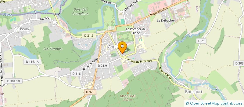 localisation de l'entreprise SOYEZ TAXIDERMIE à ANET