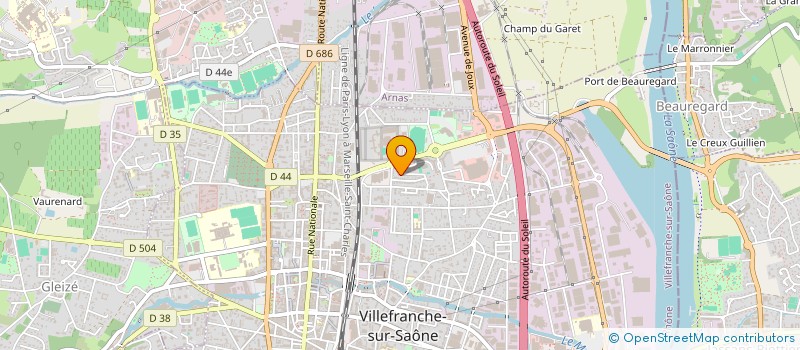localisation de l'entreprise SOYLEMEZ à VILLEFRANCHE-SUR-SAONE