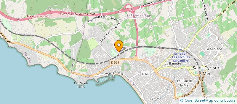 localisation de l'entreprise SOYO à SAINT-CYR-SUR-MER