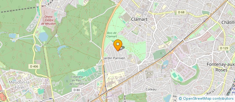 localisation de l'entreprise SOYONS CREATIFS à CLAMART