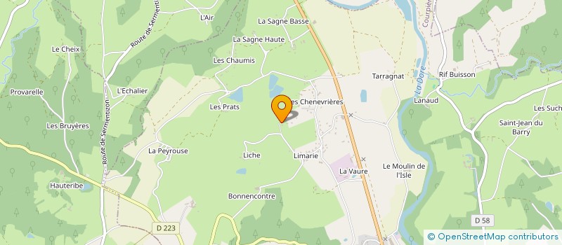 localisation de l'entreprise SOYONS CURTA PETRA à COURPIERE