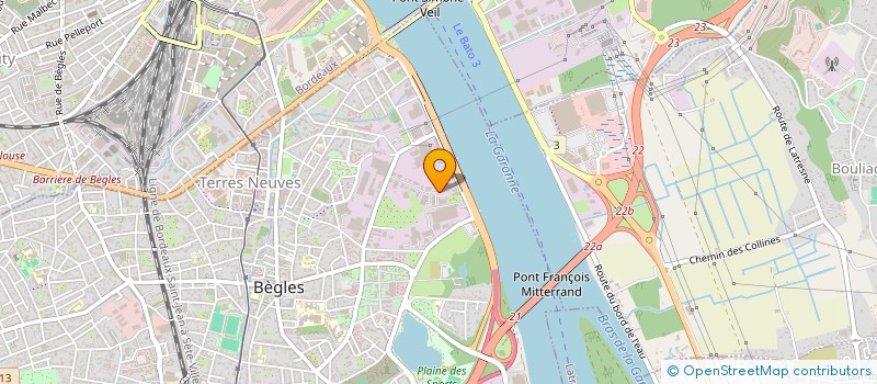 localisation de l'entreprise SOYONS FRAIS à BEGLES