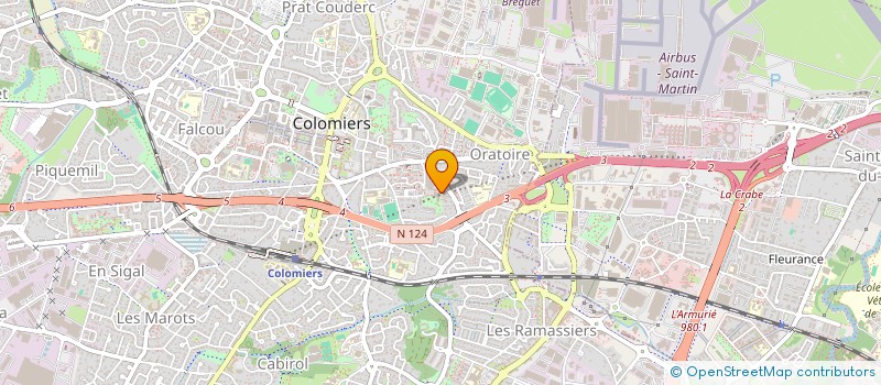 localisation de l'entreprise SOYONS HEUREUX ENSEMBLES à COLOMIERS