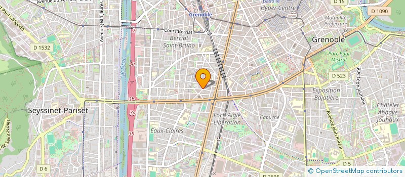 localisation de l'entreprise SOYOUZ à GRENOBLE