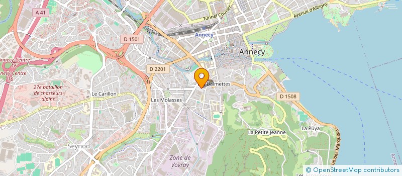 localisation de l'entreprise SOYOUZ FOLKLORE MODERNE à ANNECY