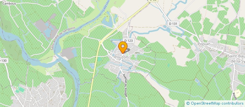 localisation de l'entreprise SOYRIS IMMOBILIER  POUZOLS