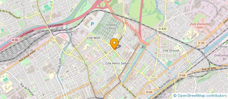 localisation de l'entreprise SOYSAL  ILLZACH