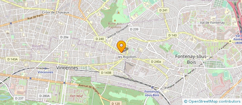 localisation de l'entreprise SOYSAL-GUILLOU à FONTENAY-SOUS-BOIS