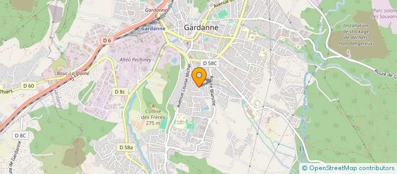 localisation de l'entreprise SOZA à GARDANNE