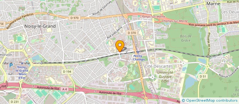 localisation de l'entreprise SOZANI TRANSPORTS à NOISY-LE-GRAND
